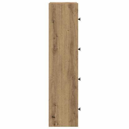 Bokhylle artisan eik 40x24x102 cm konstruert tre