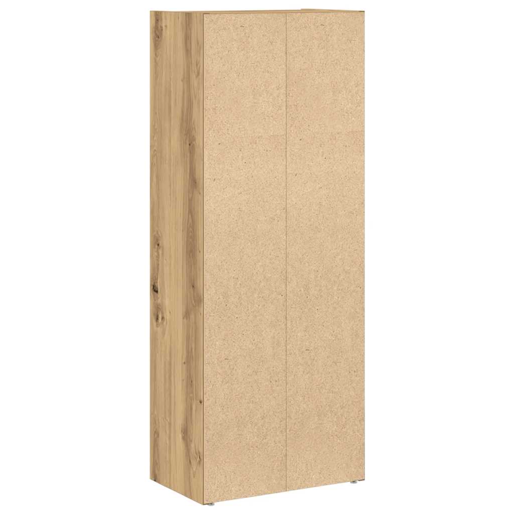 Bokhylle artisan eik 40x24x102 cm konstruert tre