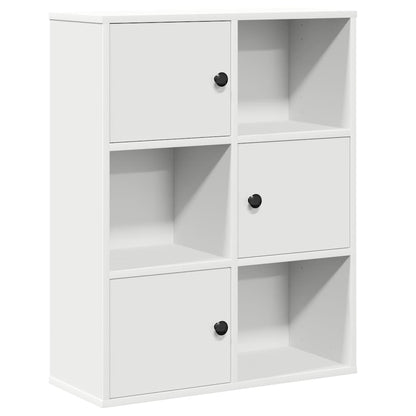 Bokhylle Hvit 60x24x76,5 cm