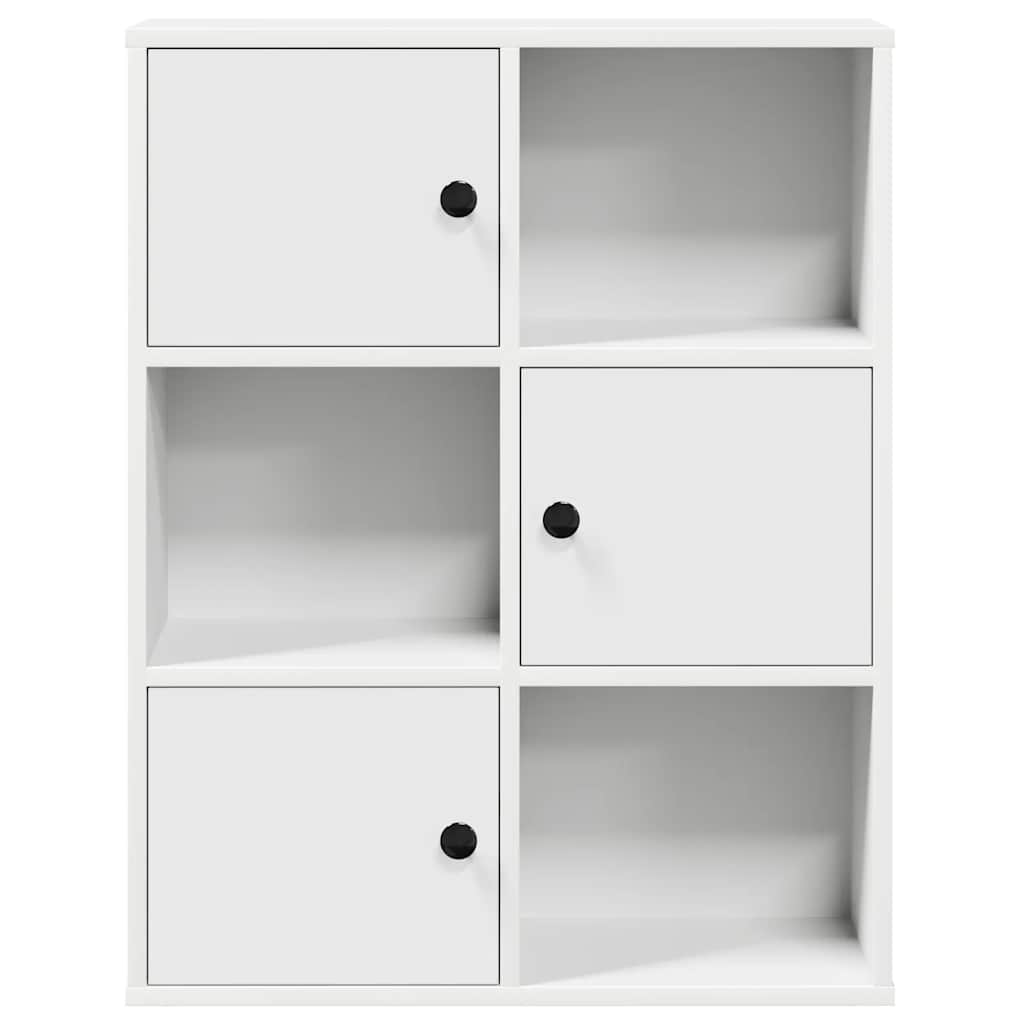 Bokhylle Hvit 60x24x76,5 cm
