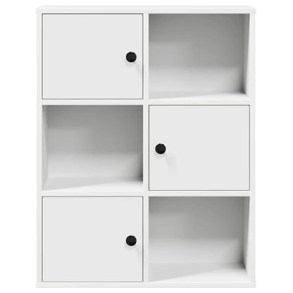 Bokhylle Hvit 60x24x76,5 cm