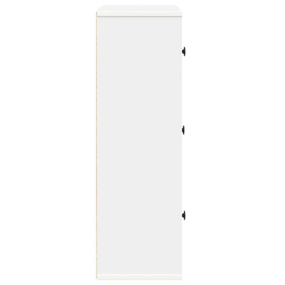 Bokhylle Hvit 60x24x76,5 cm