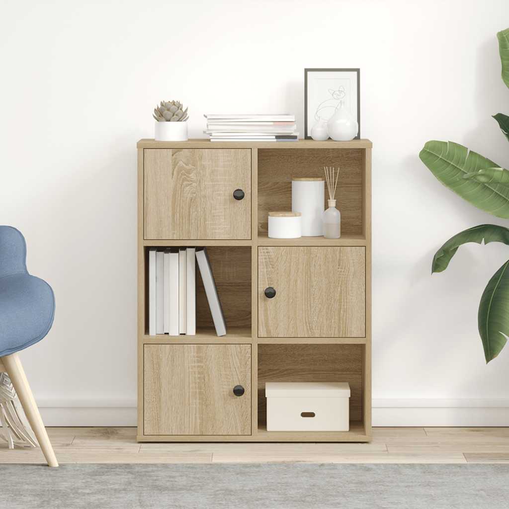 Bokhylle Sonoma Eik 60x24x76,5 cm