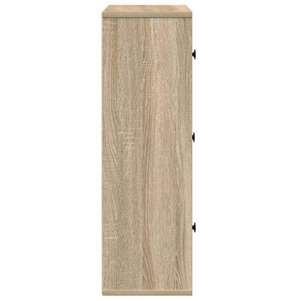 Bokhylle Sonoma Eik 60x24x76,5 cm