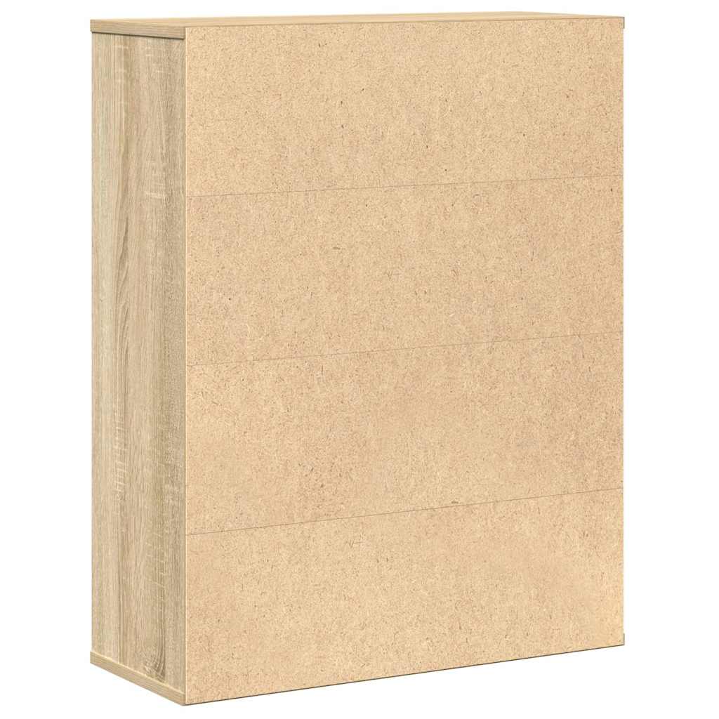 Bokhylle Sonoma Eik 60x24x76,5 cm