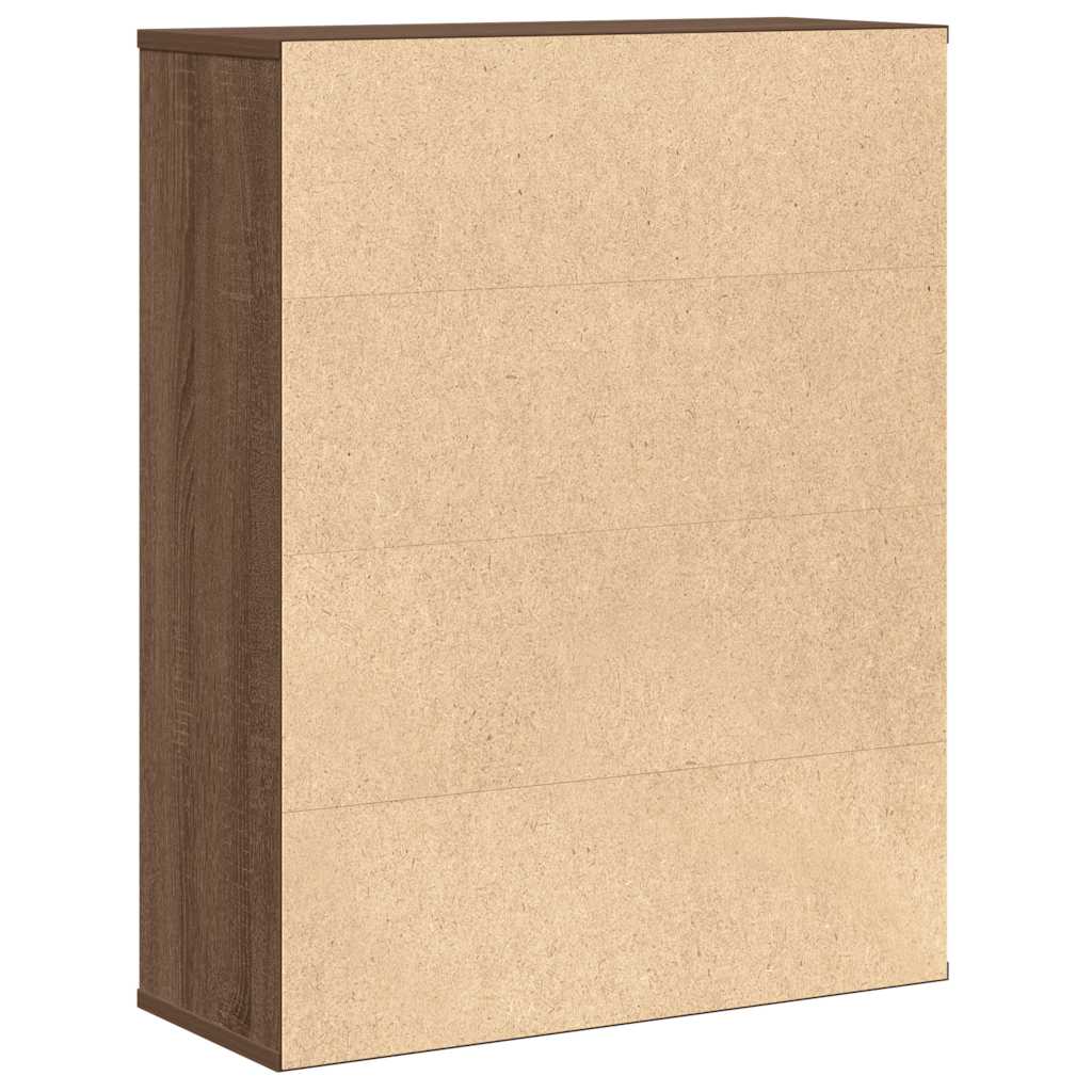 Bokhylle Brun Eik 60x24x76,5 cm