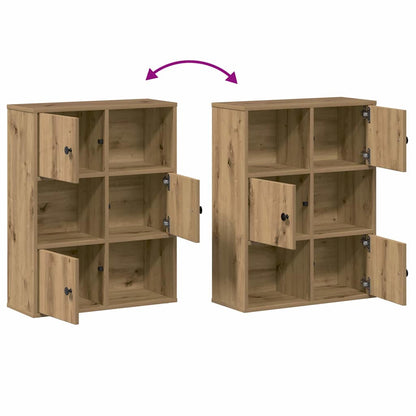 Bokhylle artisan eik 60x24x76,5 cm konstruert tre