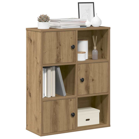 Bokhylle artisan eik 60x24x76,5 cm konstruert tre