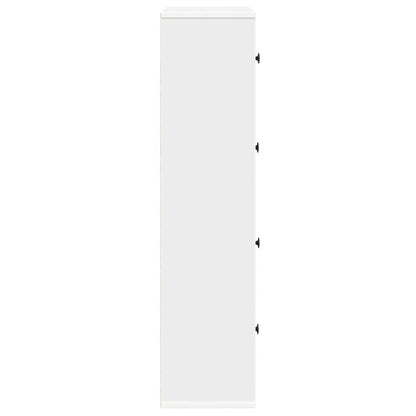 Bokhylle Hvit 60x24x101,5 cm