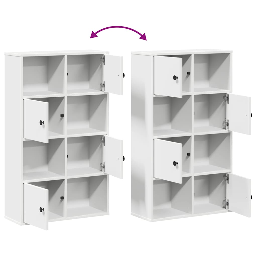 Bokhylle Hvit 60x24x101,5 cm