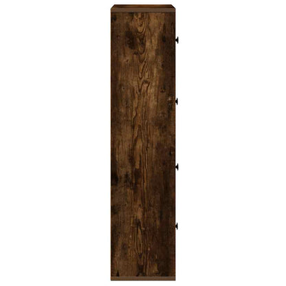 Bokhylle Røkt Eik 60x24x101,5 cm