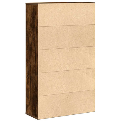 Bokhylle Røkt Eik 60x24x101,5 cm