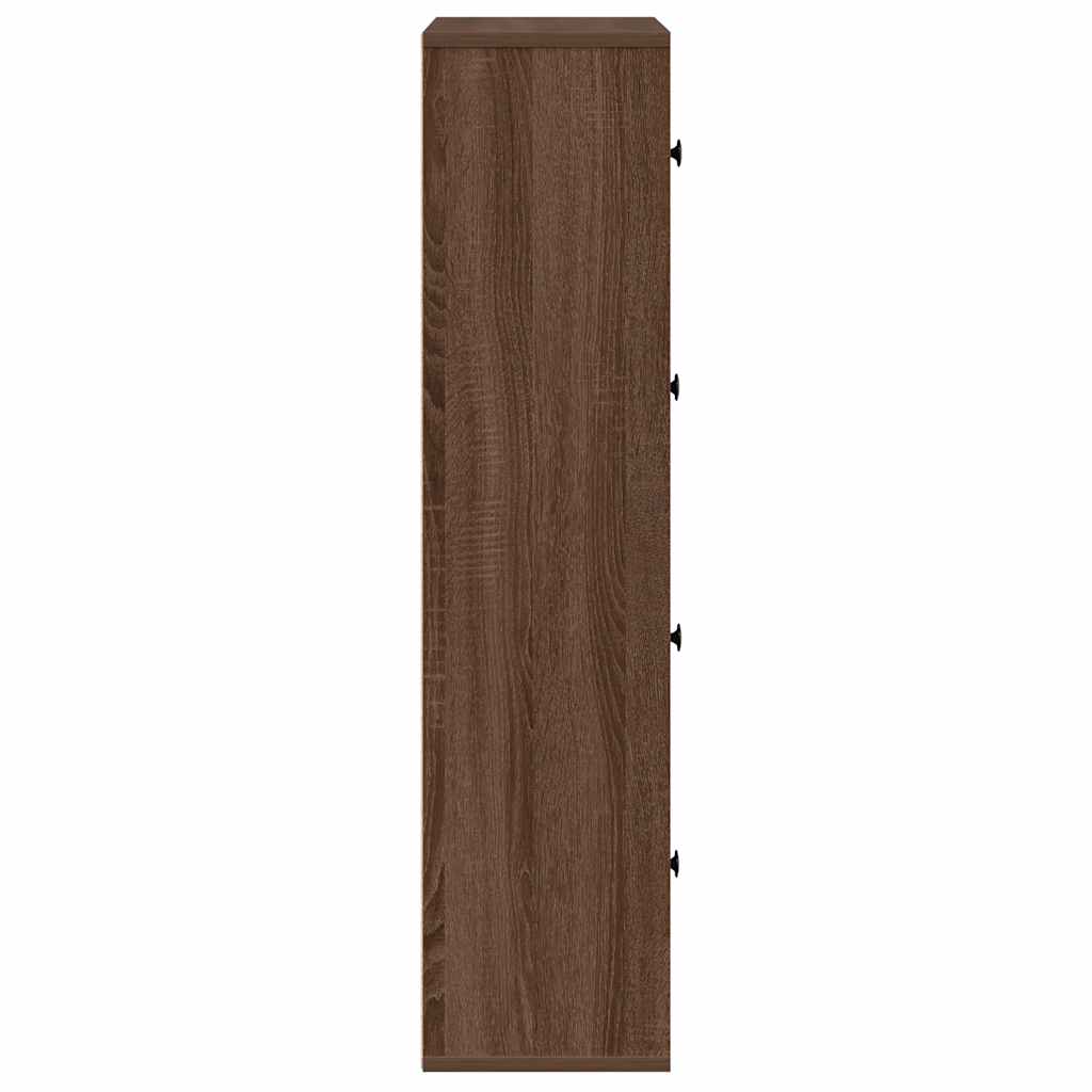 Bokhylle Brun Eik 60x24x101,5 cm