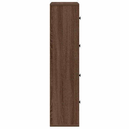 Bokhylle Brun Eik 60x24x101,5 cm