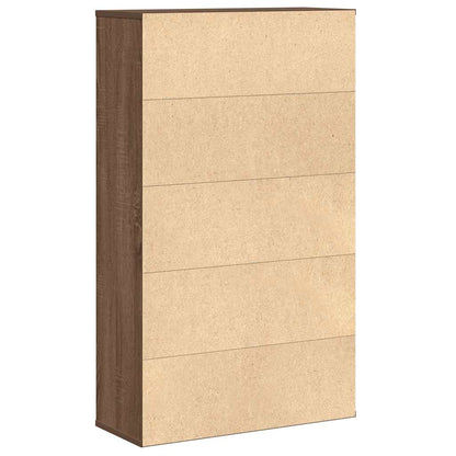 Bokhylle Brun Eik 60x24x101,5 cm