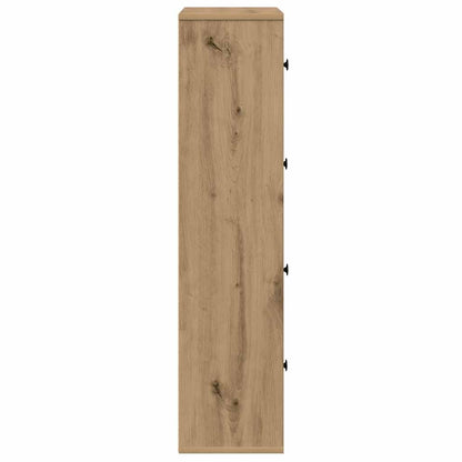 Bokhylle Brun Eik 60x24x101,5 cm