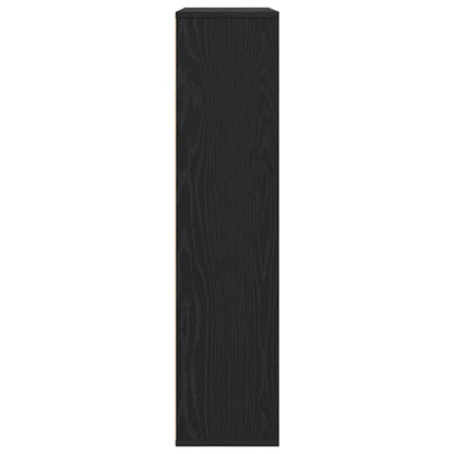 Bokhylle Svart Eik 89x24x101,5 cm