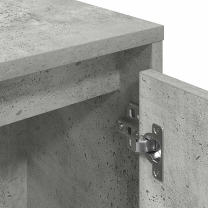 Bokhylle Betonggrå 89x24x101,5 cm