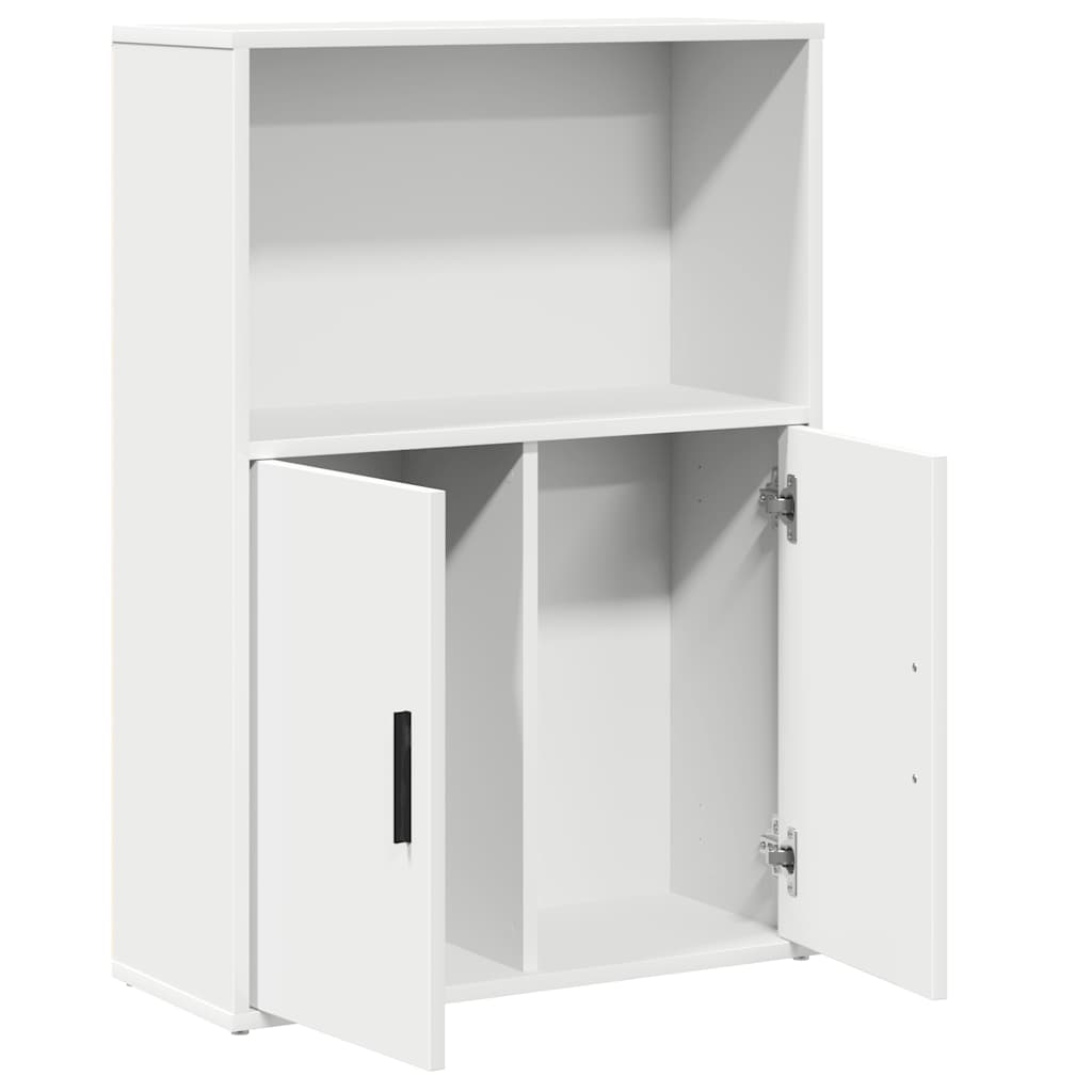 Bokhylle Hvit 60x24x85 cm