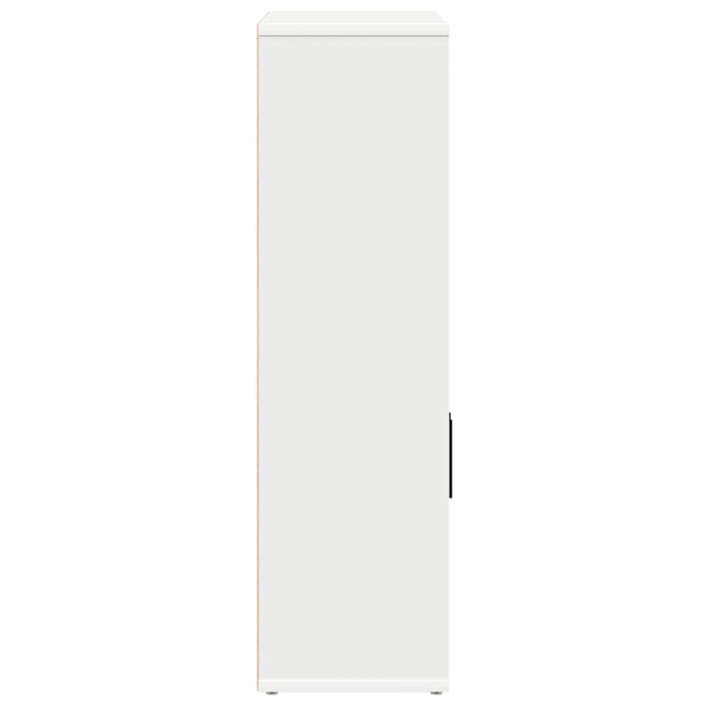 Bokhylle Hvit 60x24x85 cm