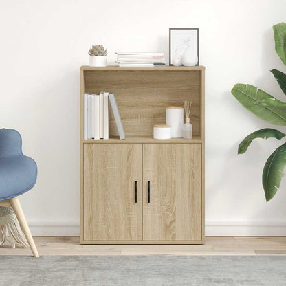 Bokhylle sonoma eik 60x24x85 cm konstruert tre