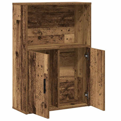 Bokhylle Gammelt Tre 60x24x85 cm