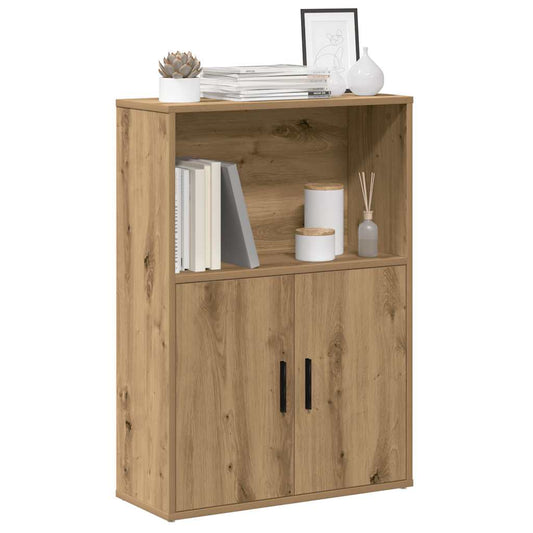 Bokhylle artisan eik 60x24x85 cm konstruert tre