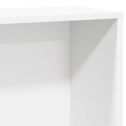 Bokhylle Hvit 60x24x120 cm