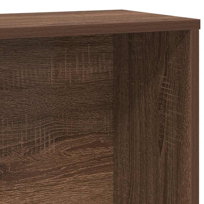 Bokhylle Brun Eik 60x24x120 cm