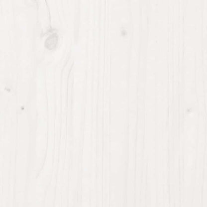 Vitrineskap Hvit 89x34x116,5 cm heltre furu