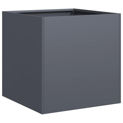 Plantekasse antrasitt 40x40x40 cm kaldvalset stål