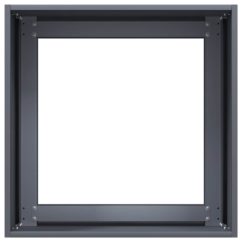 Plantekasse antrasitt 40x40x40 cm kaldvalset stål