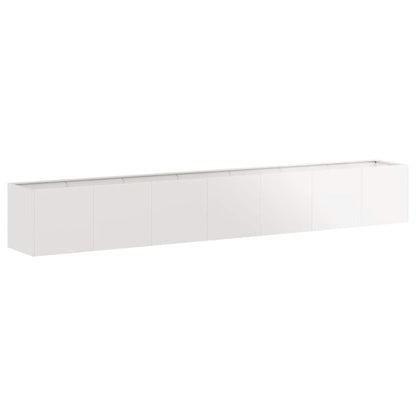 Plantekasse 280x40x40 cm rustfritt stål