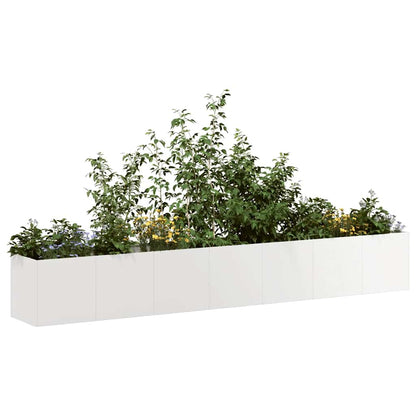 Plantekasse 280x40x40 cm rustfritt stål