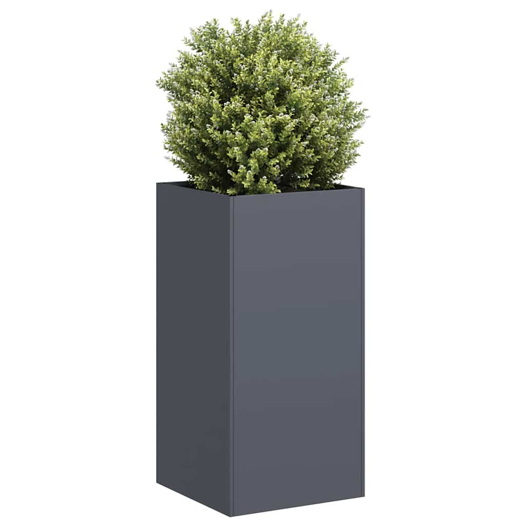 Plantekasse antrasitt 40x40x80 cm kaldvalset stål