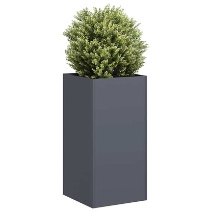 Plantekasse antrasitt 40x40x80 cm kaldvalset stål