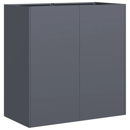 Plantekasse antrasitt 80x40x80 cm kaldvalset stål