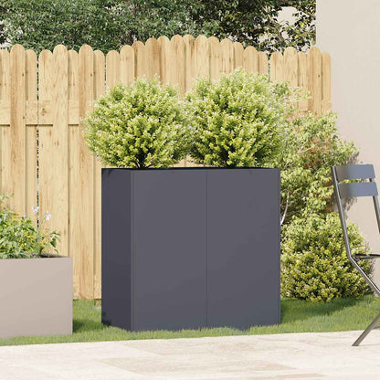 Plantekasse antrasitt 80x40x80 cm kaldvalset stål