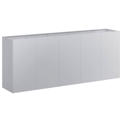 Plantekasse 200x40x80 cm galvanisert stål