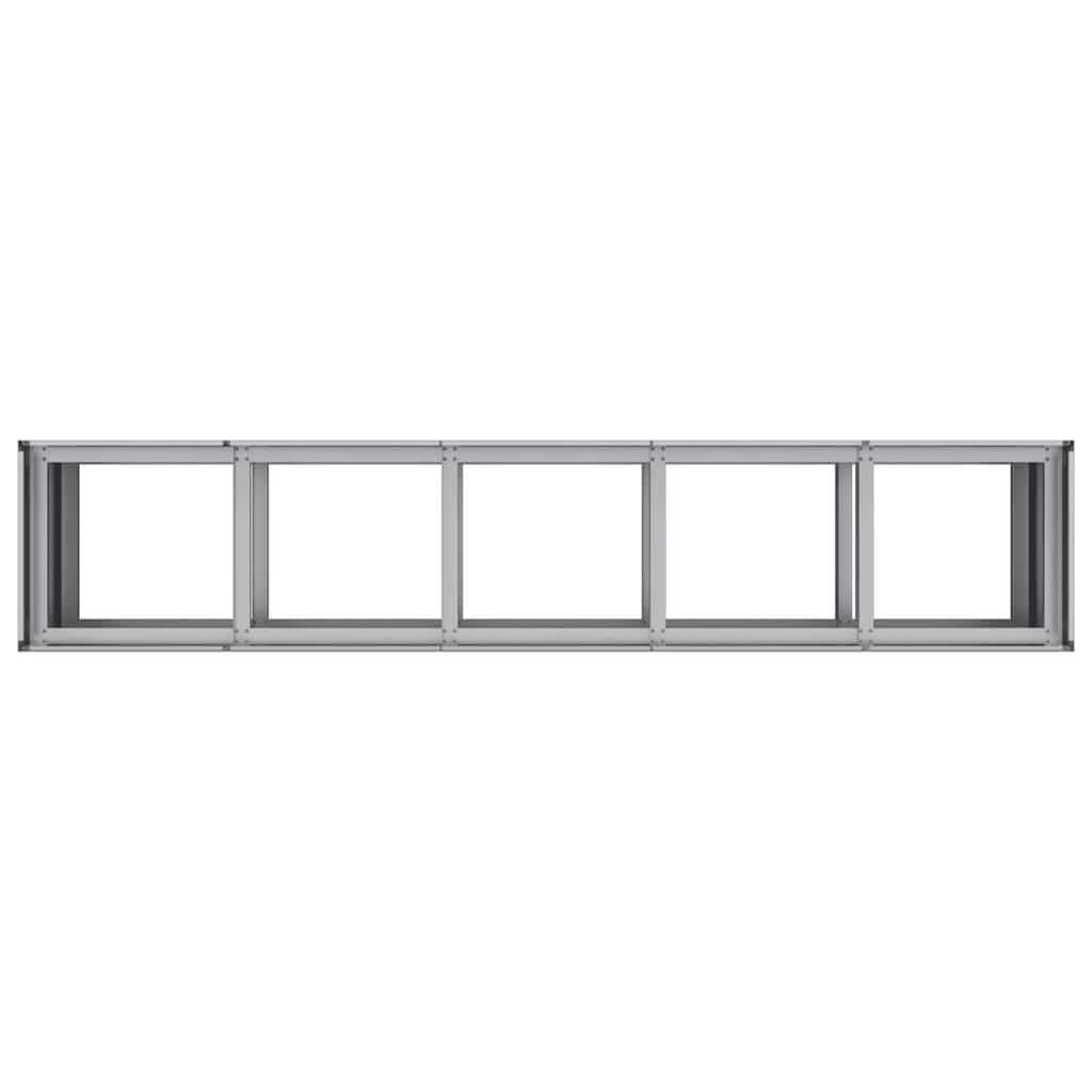Plantekasse 200x40x80 cm galvanisert stål