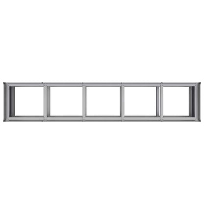 Plantekasse 200x40x80 cm galvanisert stål