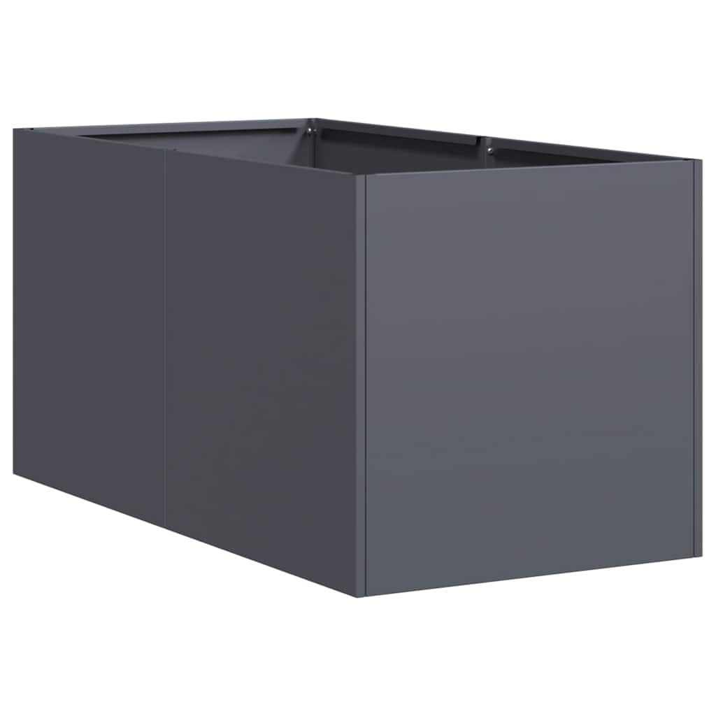 Plantekasse antrasitt 40x80x40 cm kaldvalset stål