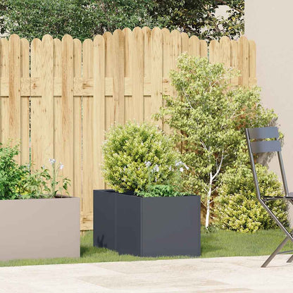 Plantekasse antrasitt 40x80x40 cm kaldvalset stål