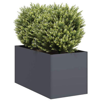 Plantekasse antrasitt 40x80x40 cm kaldvalset stål