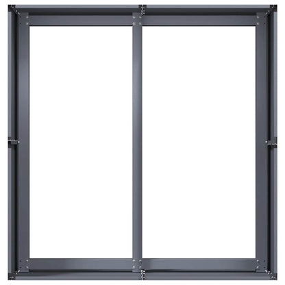 Plantekasse antrasitt 80x80x40 cm kaldvalset stål