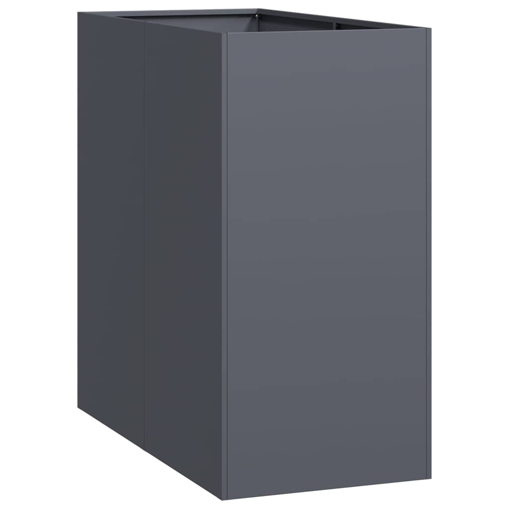 Plantekasse antrasitt 40x80x80 cm stål