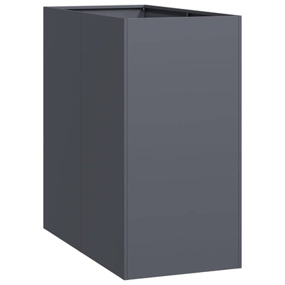 Plantekasse antrasitt 40x80x80 cm stål