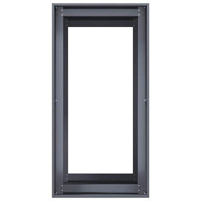 Plantekasse antrasitt 40x80x80 cm stål