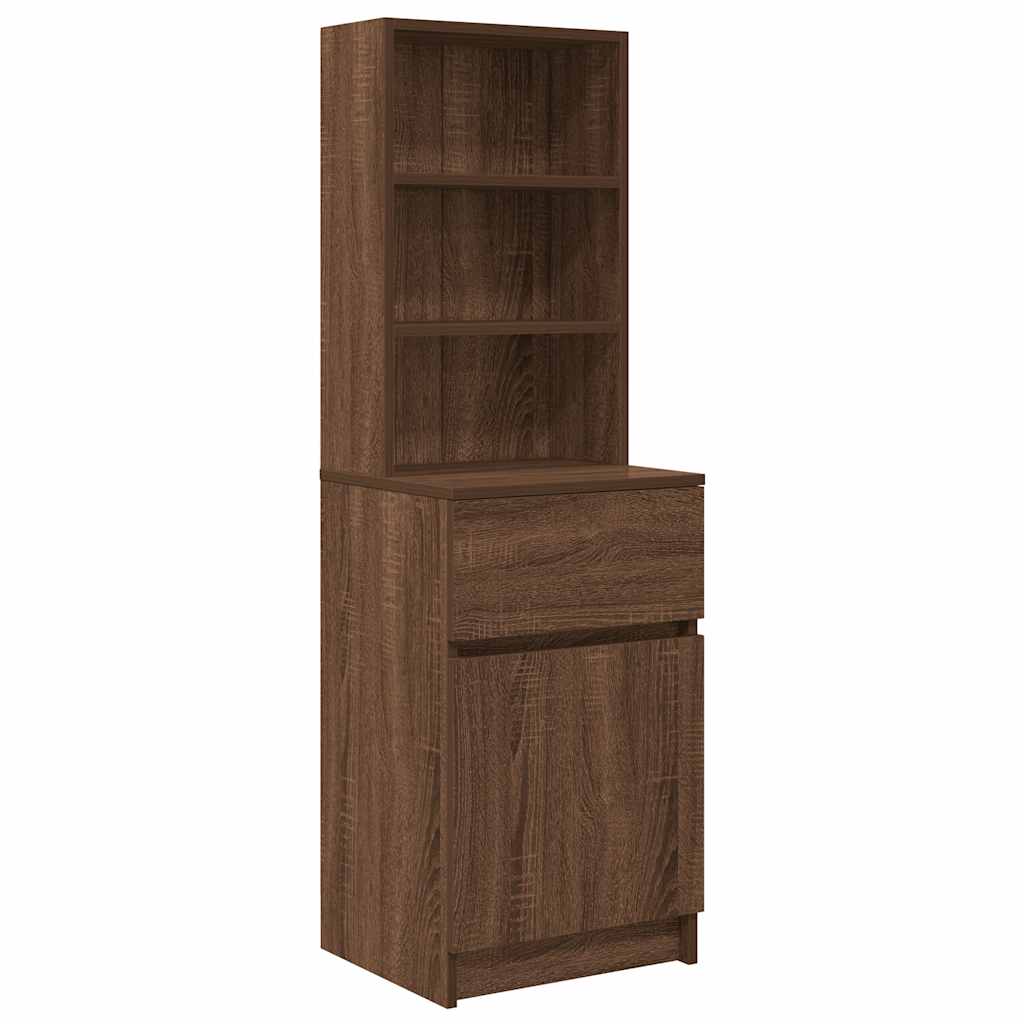 Nattbord Sengbord Brun Eik 39x35x125 cm