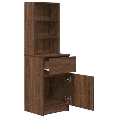 Nattbord Sengbord Brun Eik 39x35x125 cm